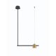 Suspension Luminaire LED ZAMBELIS 7W Noir Sablé