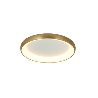 Plafonnier LED ZAMBELIS D400 30W Or Brossé Mat
