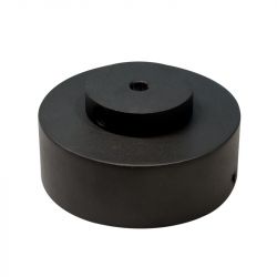 Base Lumineuse LED ZAMBELIS D155 100W Pour Luminaire Modulable Noir Sablé avec Télécommande