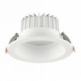 Spot LED Faible éblouissement CLAREO D150 13W 120lm/W IP44 Rond Blanc Hors Transfo V2