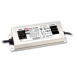 Transfo MeanWell 24VDC 75W IP67 DIM 1-10 - ELG-75-24B