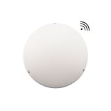 Plafonnier LED Extérieur Avec Détecteur 24W IP65 Anti-vandale Hublot Blanc CLAREO V1 FS