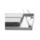 Dalle LED Quadri CLAREO 120x30 36mm 25W 140lm/W Hors Transfo V1